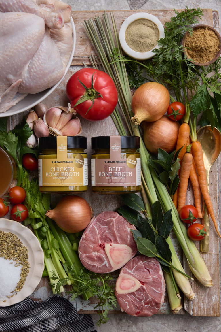 Urban Forager Bone Broth Concentrate jars