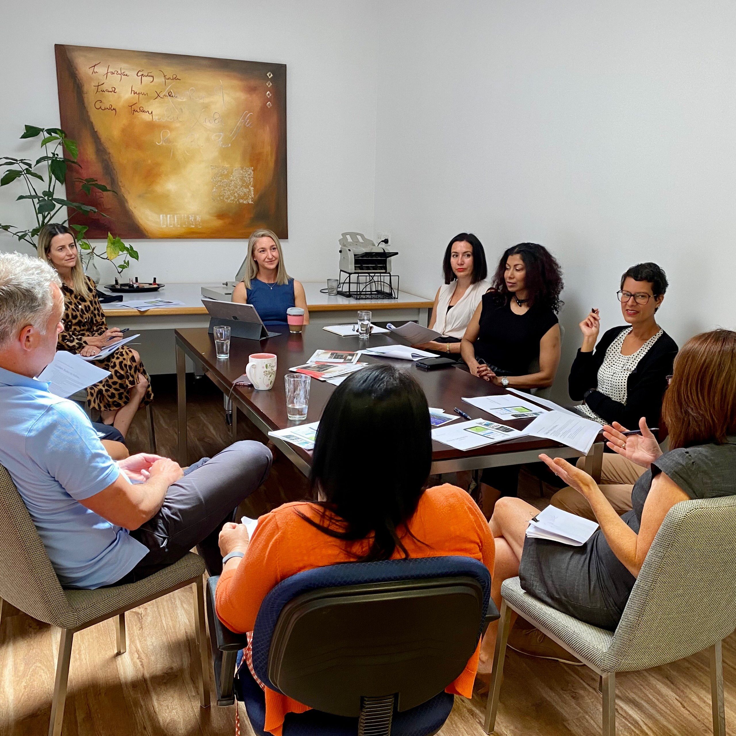 Cate Carroll from Impression Media leading a customised marketing workshop